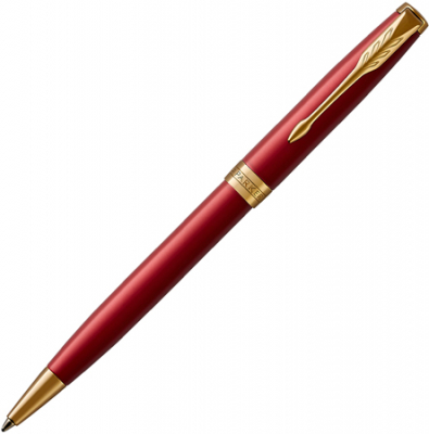 Ручка шариковая Parker Sonnet Lacquer Red GT K539 Medium черные чернила