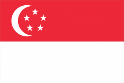 Флаг государства Сингапур 135х90см