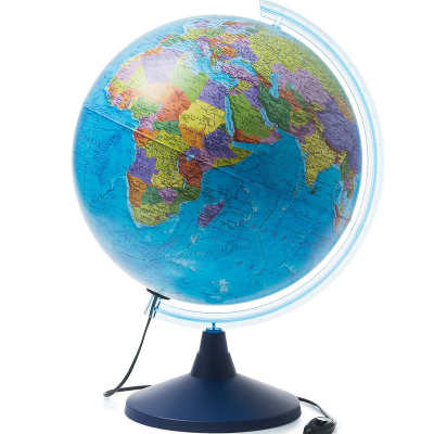 Глобус Земли настольный Globen  40см политическая карта Классик Евро с подсветкой