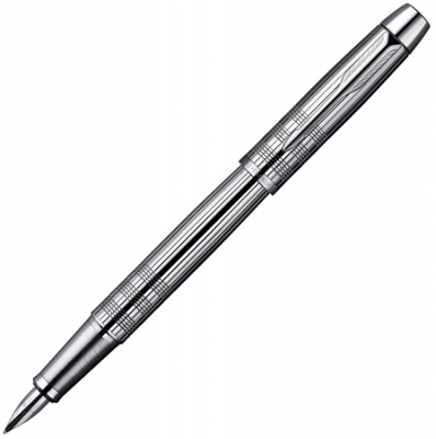 Ручка перьевая Parker IM Premium Shiny Chrome F222 перо Fine