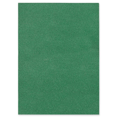 Картон цветной глиттерный Vista-Artista 21х30см 250г зеленый
