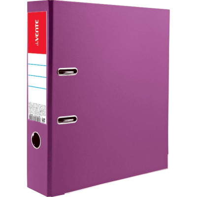 Папка файл A4  75мм deVENTE двустороний PVC разобранная фиолетовая