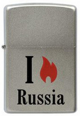 Зажигалка бензиновая Zippo I Flame Russia