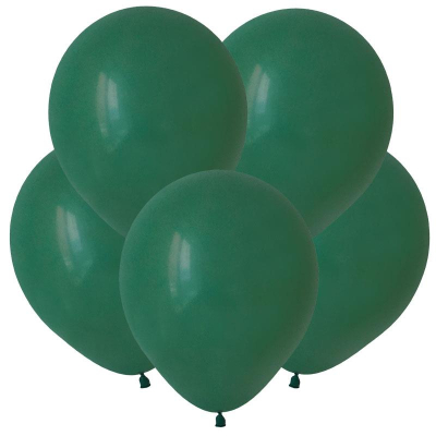 Шар воздушный Веселый праздник 30см Пастель зеленый шалфей