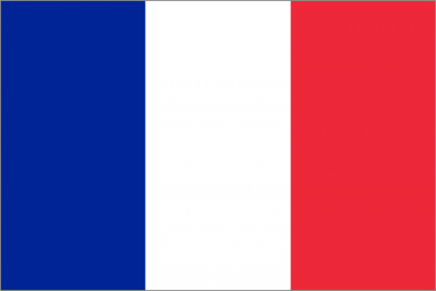 Флаг государства Франция 135х90см