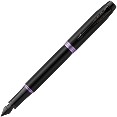 Ручка перьевая Parker IM Vibrant Rings F315 Amethyst Purple PVD перо Medium