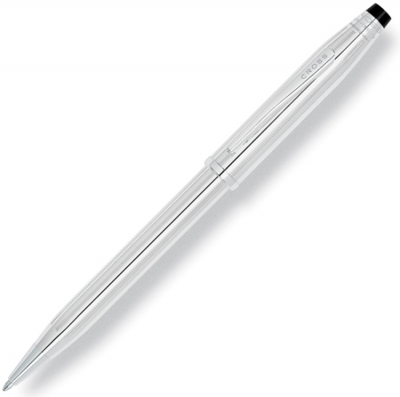 Ручка шариковая Cross Century II Sterling Silver 925 черные чернила