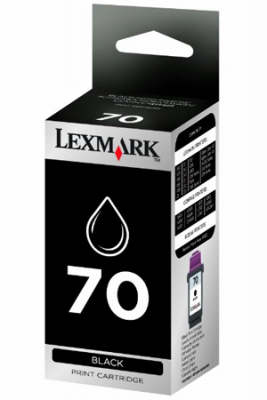 Картридж струйный Lexmark № 70 CJP-3200-7200 Z11/31-54  X-63/70/73/80-85/125/4250/4270 черный ресурс 600стр