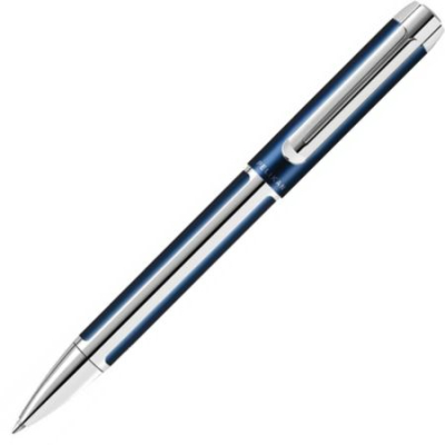 Ручка шариковая Pelikan Elegance Pura K40 Blue-Silver Medium черные чернила
