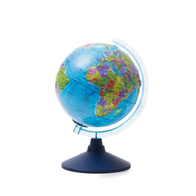 Глобус Земли настольный Globen  21см политическая карта рельефный Интерактивный с подсветкой на батарейках 2022г