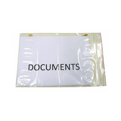 Пакет полиэтиленовый для сопроводительных документов 165х230мм C5 Zip-Lock самоклеящийся