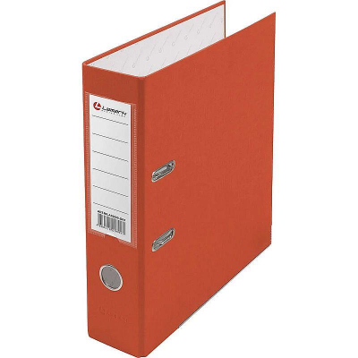 Папка файл A4  75мм Lamark PP оранжевая