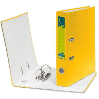 Папка файл A4  50мм Amix-Sakhalin PVC разобранная желтая