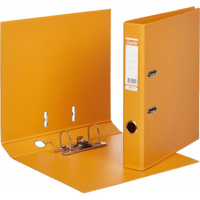 Папка файл A4  50мм Bantex 'StrongLine' PVC разобранная оранжевая