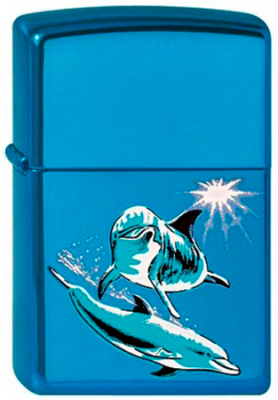 Зажигалка бензиновая Zippo Dolphins