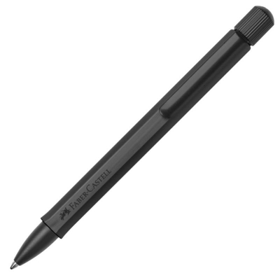 Ручка шариковая Faber-Castell 'Hexo' Medium черный корпус черные чернила