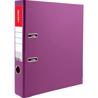 Папка файл A4  50мм deVENTE двустороний PVC разобранная фиолетовая
