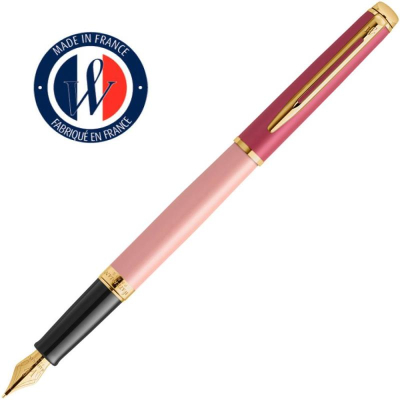 Ручка перьевая Waterman Hemisphere Colour Blocking Pink GT перо Fine