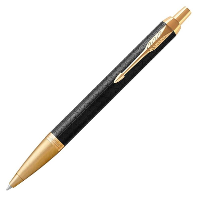 Ручка шариковая Parker IM Premium Black GT K323 Medium синие чернила