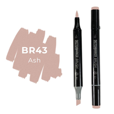Маркер художественный спиртовой Sketchmarker Brush ясень двусторонний