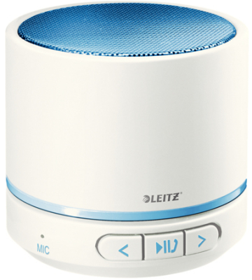 Портативный Bluetooth спикер Leitz WOW бело-голубой