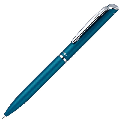 Ручка гелевая Pentel EnerGel 0.7мм металлический темно-бирюзовый корпус черные чернила