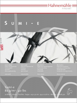 Альбом для каллиграфии Hahnemuhle Sumi-e 24х32см  80г 20л