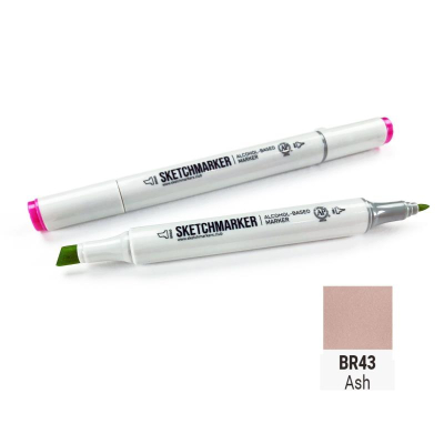 Маркер художественный спиртовой Sketchmarker ясень двусторонний