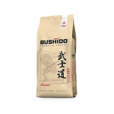 Кофе молотый Bushido 'Sensei' обжарка средняя  227г в вакуумном пакете