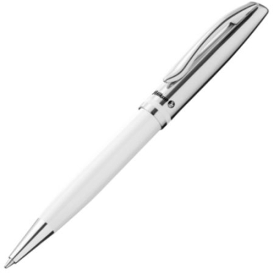 Ручка шариковая автоматическая Pelikan 0.8мм Jazz Classic White белый корпус синяя в блистере