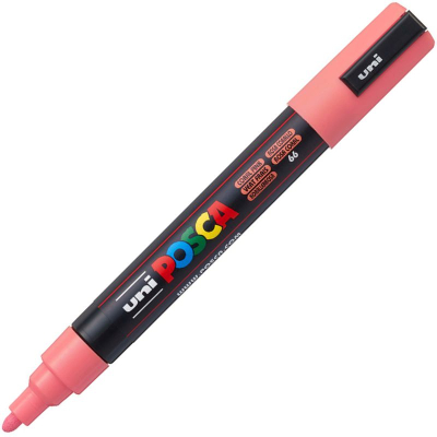 Маркер декоративный Uni Posca 1.8-2.5мм розовый коралловый (66)