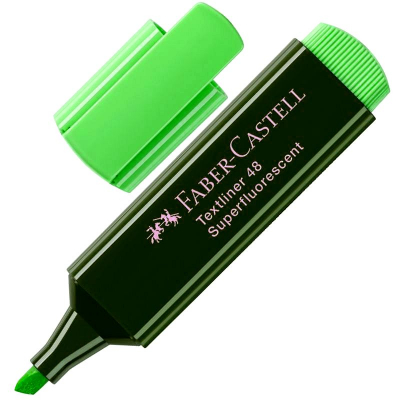 Текст-маркер Faber-Castell Textliner  1-5.0мм зеленый