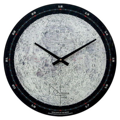 Часы настенные Салют Дизайнерские NicoleTime стекло d-50см 'The Dark Side of the Moon' черные стрелки