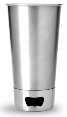 Стакан Asobu 0.55л 'Brew cup opener' стальной серебристый