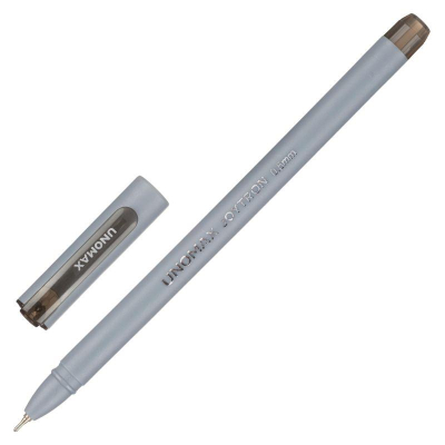 Ручка шариковая Unomax 0.5мм 'Joytron' игольчатый стержень черная