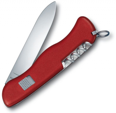 Нож 111мм Services Pocket Tool  5 функций Alpineer блокировка лезвия красный