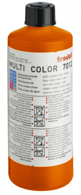 Краска штемпельная Trodat Multi Color 7012 на водной основе  500мл оранжевая