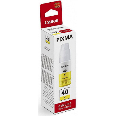 Картридж струйный Canon GI-40Y Pixma G5040/G6040/G7040/GM2040 желтый ресурс 7000стр