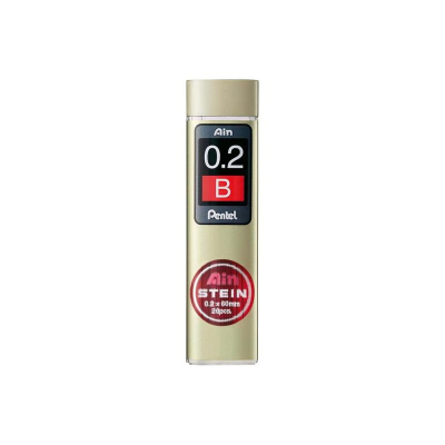 Грифель 0.20мм B Pentel Ain Stein 20шт