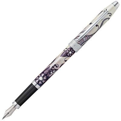 Ручка перьевая Cross Botanica Black Primrose CT перо Medium