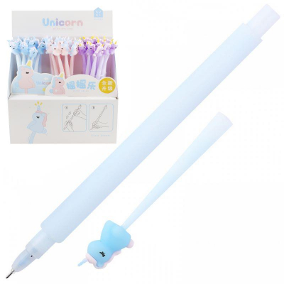 Ручка гелевая КОКОС 0.5мм 'Unicorn' синяя игольчатый стержень