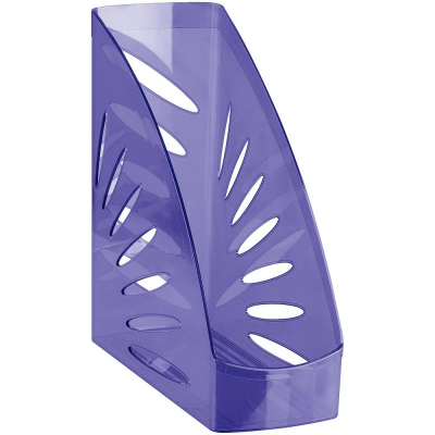 Накопитель вертикальный 100мм СТАММ 'Тропик'  тонированный фиолетовый