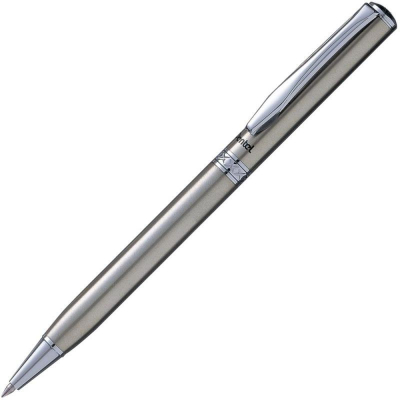 Ручка шариковая Pentel 'Sterling' хромированная сталь синие чернила