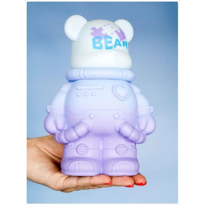 Копилка пластиковая ILIkeGift 'Cosmo bear' 12х20х12см сиреневый