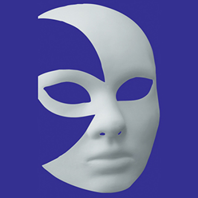 Заготовка для росписи пластиковая Tinta Viva Hobby Венецианская маска Луна