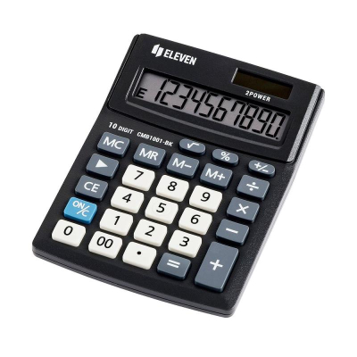 Калькулятор настольный Eleven 10 разрядов DP 'Business Line' 102x137x31мм черный корпус