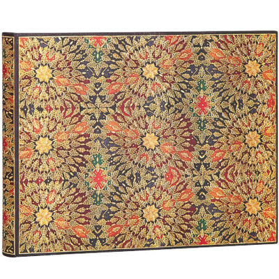 Гостевая книга A5+  72л без линовки Paperblanks Fire Flowers Guest Book горизонтальная