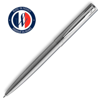 Ручка шариковая Waterman Allure Stainless Steel CT Medium синие чернила в блистере