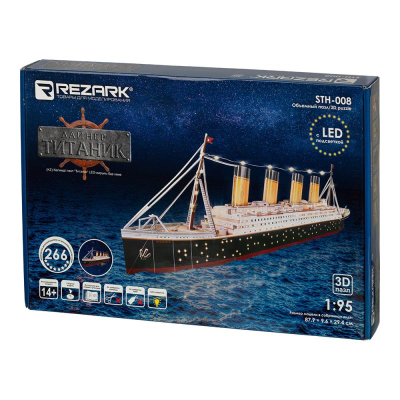 Пазл 3D Rezark Корабли 'Титаник'