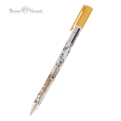 Ручка гелевая BrunoVisconti® Sketch&Art 0.8мм золотая